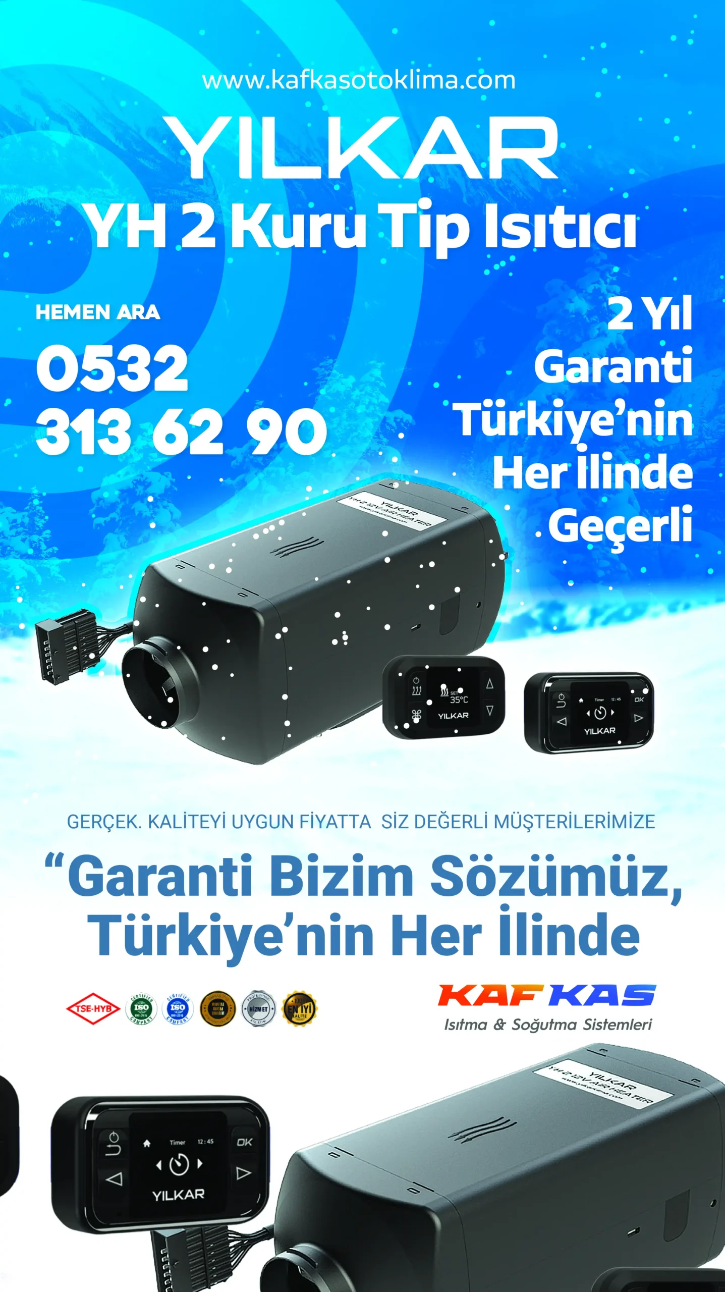 Yh 2 Kuru Tip Isıtıcı