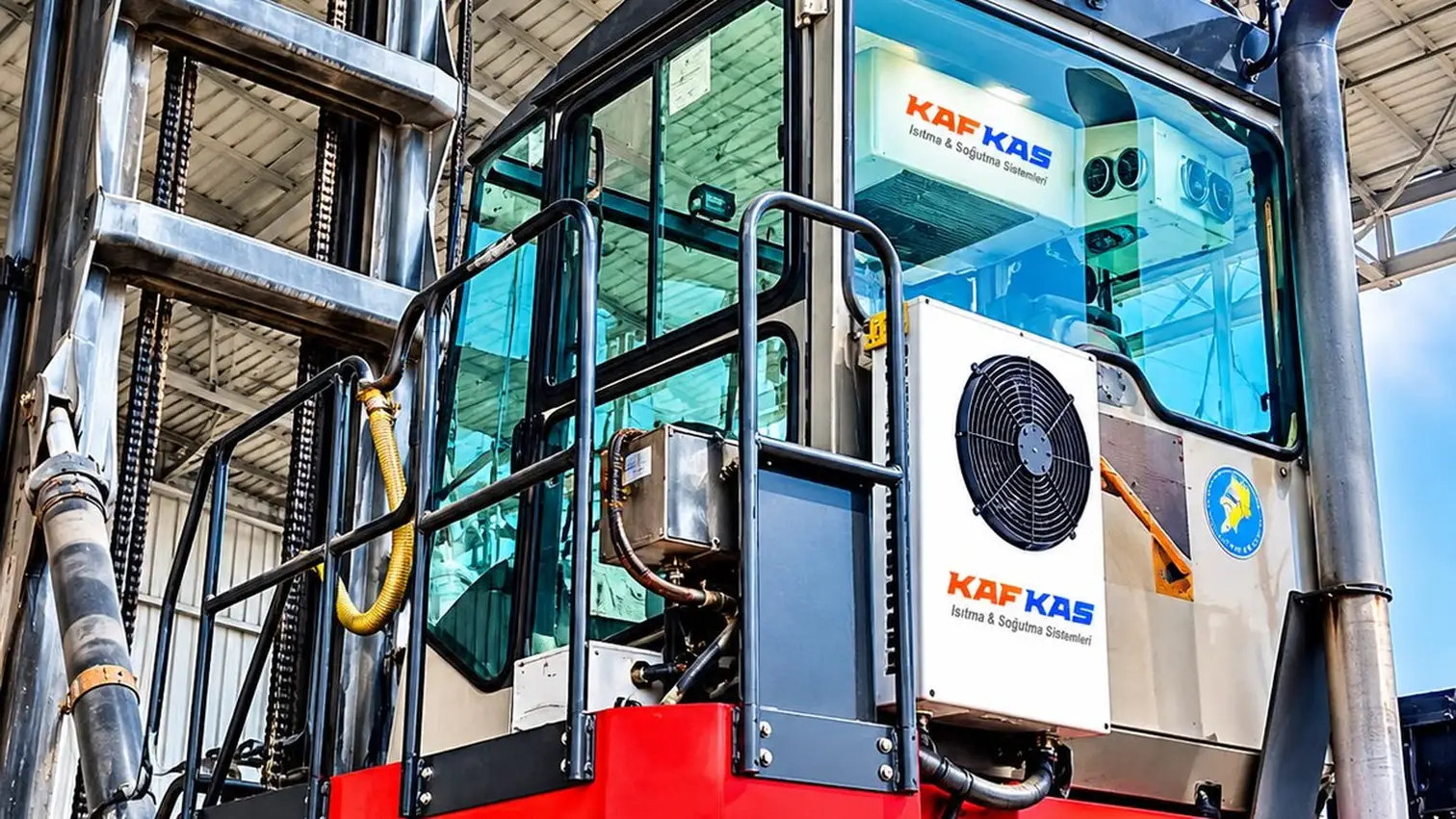 Ağır Hizmet Forklift Klima Montajı